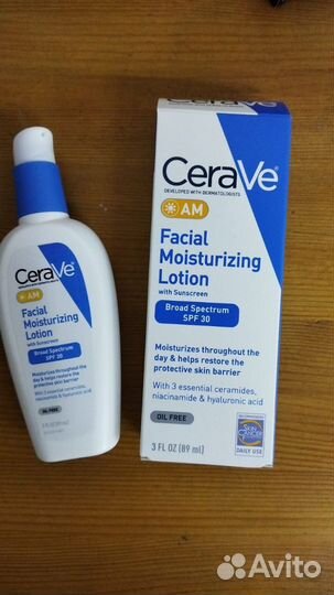 Легкий крем дневной для лица CeraVe спф 30