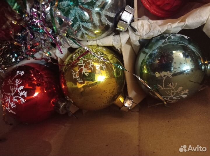 Новогодние игрушки СССР и гдр. Цена за всë