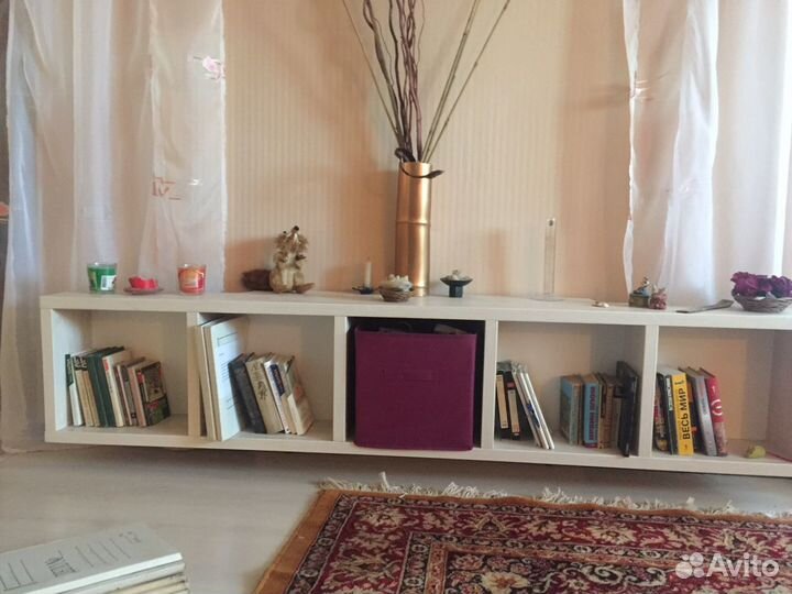 Подвесная консоль в стиле лофт + столик икеа