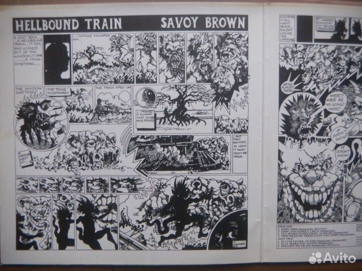 Savoy Brown Hellbound Train Germ. Decca G/F 72 EX