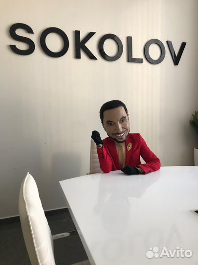 Киркоров, Михайлов, Аллегрова ростовая кукла