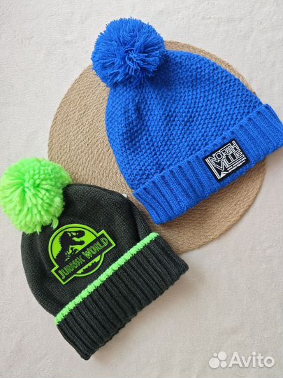 Шапка детская мальчику теплая C&A новая 98-104