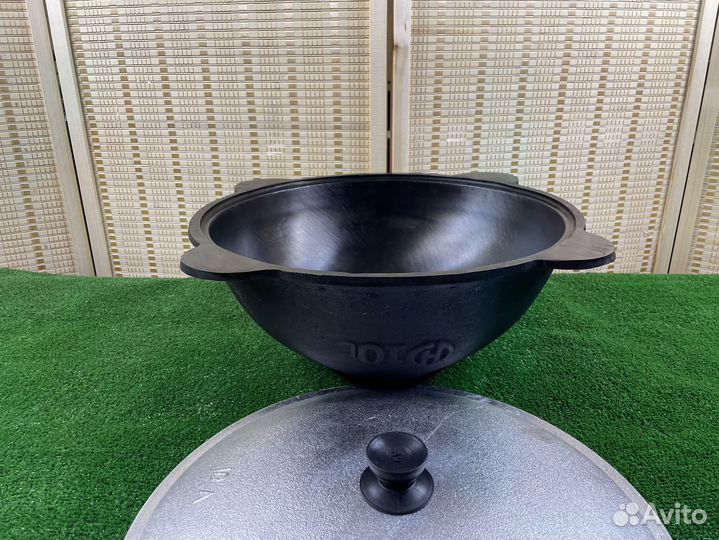 Чугунный казан 10 литров