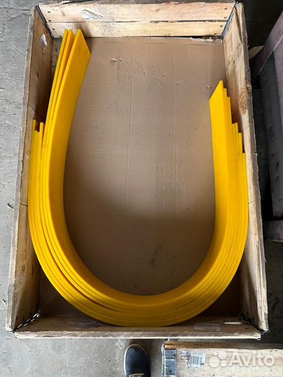 Скребки на дорожные катки 1300*150*10
