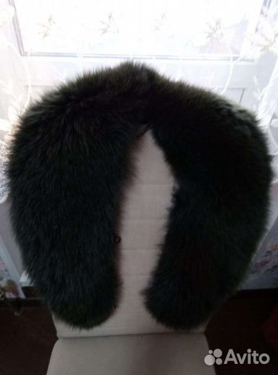 Меховой воротник песец