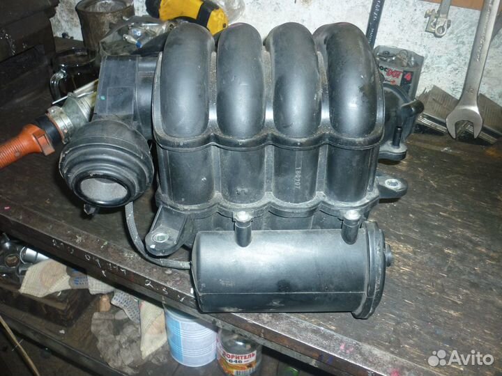 Впускной коллектор на ауди а4 б6 б7 2,0л