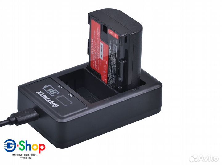 Набор Kit Batmax LP-E6 1x акб 1865mAh и Зарядное