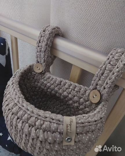 Корзинка на детскую кроватку