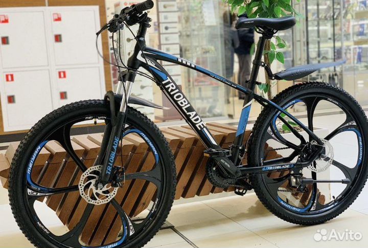 Велосипед на литых дисках