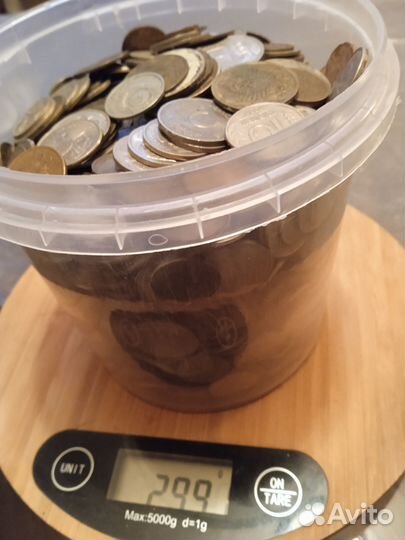 Монеты СССР, РФ, 1961-1993, 4 кг