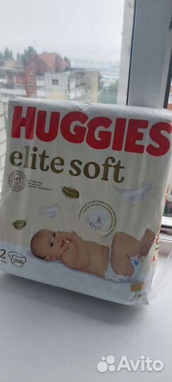 Подгузники huggies elite soft 2