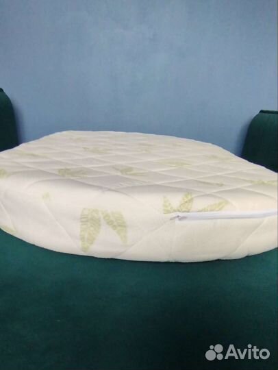 Матрас детский круглый 75х75, овальный 125х75