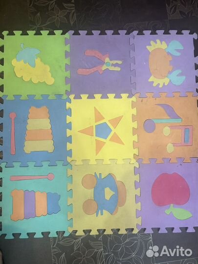 Мягкий коврик пазл