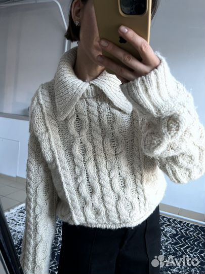 Свитер курпной вязки H&M studio