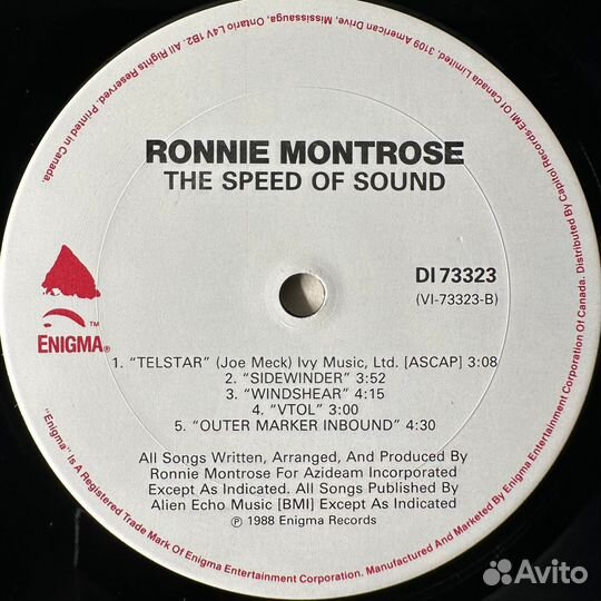 Ronnie Montrose – The Speed Of Sound (1988г.)