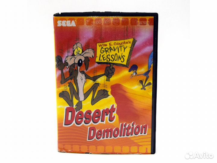 Картридж 16-bit desert demolition (sega)