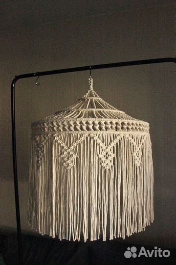 Макраме абажуры