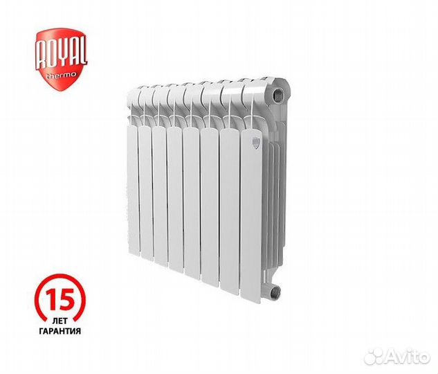 Биметаллический радиатор RoyalThermo 190Вт/С