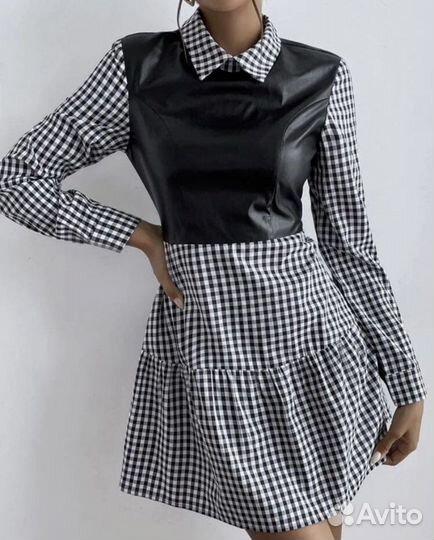 Платье в клетку