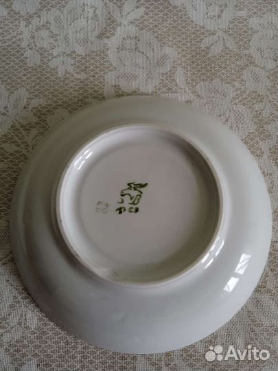 Чайные блюдца СССР Вербилки цена за 2