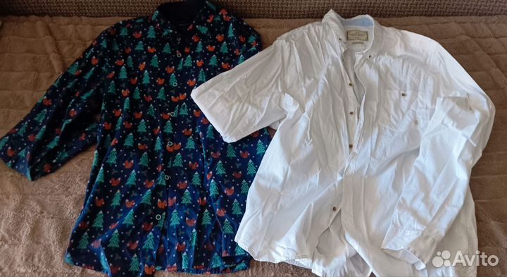 Рубашки мужские XL XXL