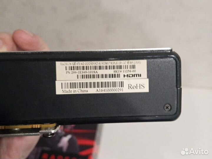 Видеокарта rx 470 4gb