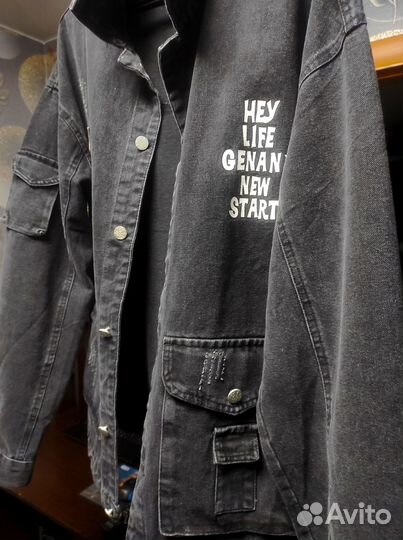 Джинсовая куртка мужская