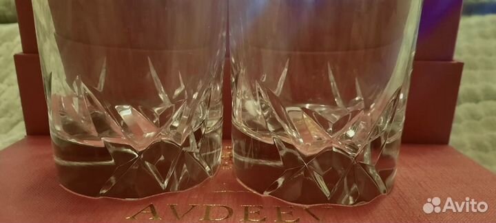 Набор хрустальных стаканов для виски 