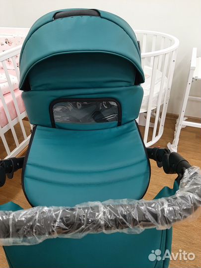 Коляска 2 в 1 Rico Montana, эко-кожа