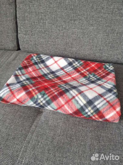 Плед флисовый тонкий 100х150см