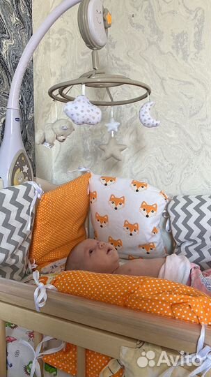 Бортики в детскую кроватку