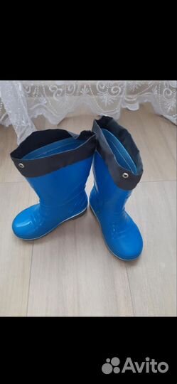 Резиновые сапоги для мальчика 25