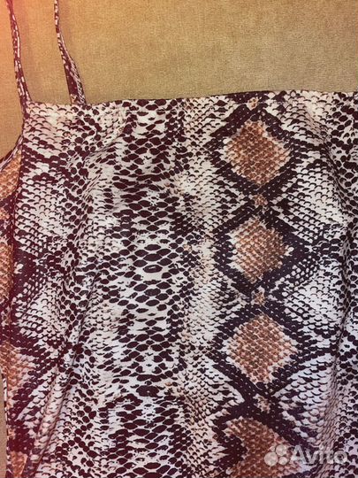 Боди змеиный принт