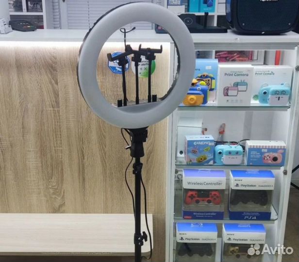 Кольцевая лампа 36 см профессиональная