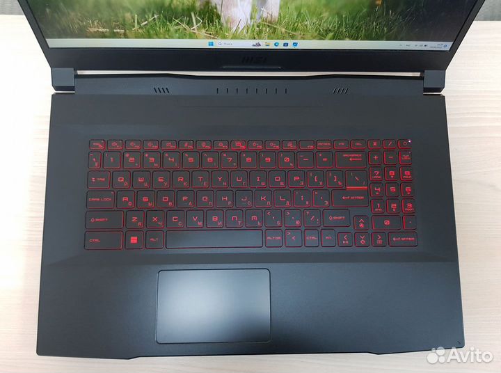 Ноутбук игровой MSI на Core i5-11400H с RTX