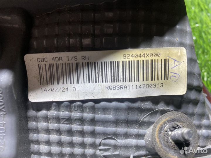 Фонарь задний правый внутренний KIA Rio 2011-2017