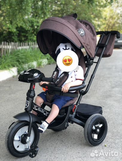 Детский велосипед с ручкой