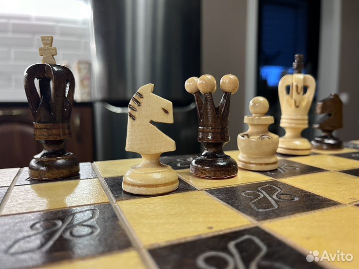 Шахматы деревянные ручной работы