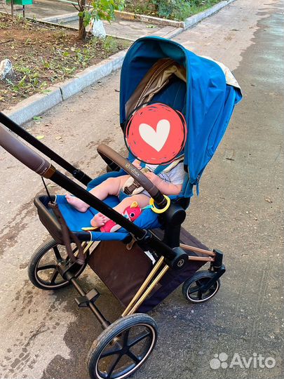 Прогулочная Коляска cybex Priam III rose gold