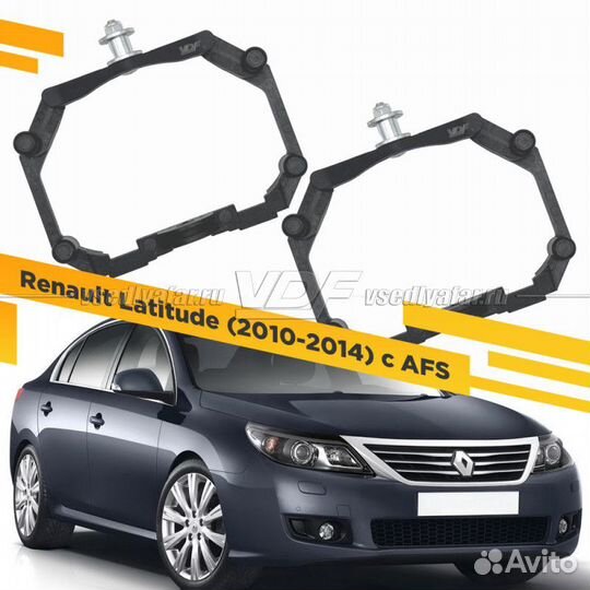 Рамки для замены линз в фарах Renault Latitude 201