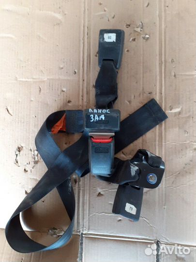 Ремень безопасности задний Шевроле Ланос