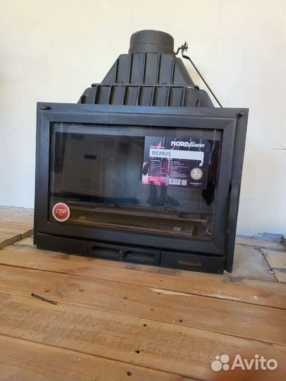 Каминная топка чугунная