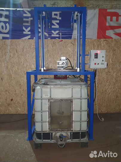 Мешалка Конусная с Подъемным Механизмом 3кВт