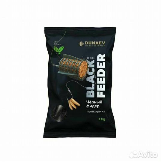 Прикормка dunaev black Series 1 кг feeder (Фидер)