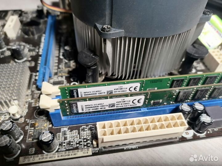 Материнская плата 1155. i5 3570 & 8gb 1600