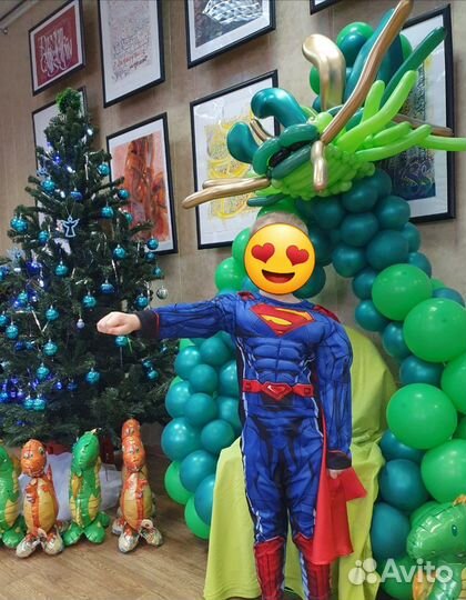 Костюм супер мена h&m 110