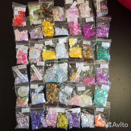 Добавки для слаймов и ногтей, эпоксидки, маникюра