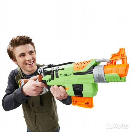 Hasbro Nerf A6563 Нерф Бластер Зомби Стр Слингфайр