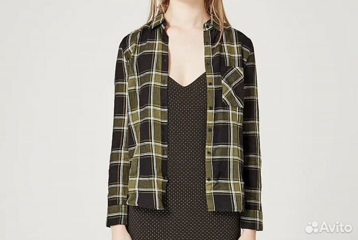 Рубашка в клетку Jennyfer (женская )