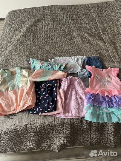 Вещи для девочки пакетом 110-116
